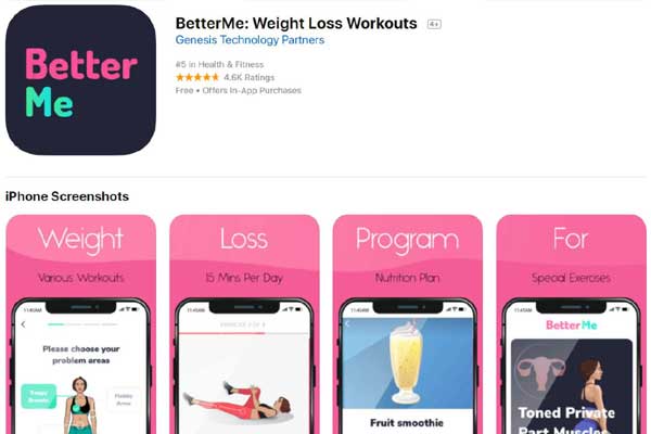 BetterMe Weight Loss Workouts