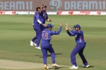 India Vs West Indies ODI, India Vs West Indies first ODI, 1000th odi india reports 4 wicket victory against west indies, St joseph