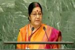 External affairs minister, India, befitting reply by sushma swaraj to pakistan, Nawaz sharif