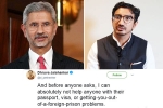 foreign minister, foreign minister, new foreign minister s son dhruva jaishankar says he can t help with passport woes in cheeky tweet, Parenthood
