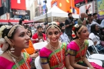 Diwali in America, new york, one can t take diwali out of indians even when they re in u s, Times square