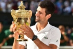 Wimbledon title winner, Novak Djokovic Beats Roger Federer, novak djokovic beats roger federer to win fifth wimbledon title in longest ever final, Grand slam