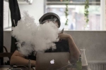 E-cigarette devices, Cigarette, flavoured e cigarette possibly more toxic than regular cigar study, Lung function