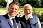 Emmanuel Macron and Narendra Modi, Narendra Modi, france and indian prime ministers share their friendship on social media, Embassy