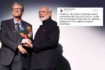 narendra modi, Global Goalkeeper Award, narendra modi receives global goalkeeper award, Melinda gates narendra modi, Global Goalkeeper Award, narendra modi receives global goalkeeper award, Melinda gates