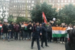 indians kashmir london, indians kashmir london, indians protest in london over pulwama terror attack, Inida