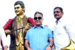 Kamal Haasan. Kamal Haasan in Vijayawada, Indian 2 shooting, kamal haasan unveiled statue of superstar krishna, Happiness