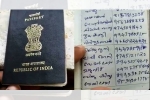 passport into grocery list, passport into grocery list, kerala woman turns husband s passport into phone directory and grocery list, Shopping list