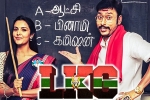 trailers songs, RJ Balaji, lkg tamil movie, Priya anand