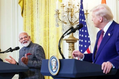 Narendra Modi and Donald Trump Meet Highlights