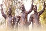 Narendra Modi pays tribute to Bhagat Singh, Narendra Modi's tribute on Shaheed Diwas, narendra modi pays tribute to bhagat singh rajguru sukhdev on shaheed diwas, Crumbled