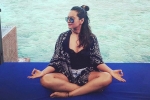 Sonakshi Sinha holiday, Sonakshi Sinha instagram, sonakshi s latest look keeps the heat on, Cleavage