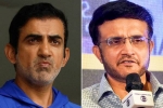 Sourav Ganguly and Gautam Gambhir, Gautam Gambhir, sourav ganguly sends clear warning to gautam gambhir, Team india