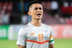 Sunil Chhetri, Sunil Chhetri India, sunil chhetri is the fourth international player to achieve the feet, Malaysia