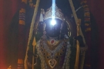 Surya Tilak Ram Lalla idol Ayodhya, Surya Tilak Ram Lalla idol Ayodhya, surya tilak illuminates ram lalla idol in ayodhya, Ayodhya
