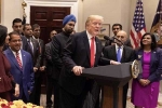 Trump, Indian, trump praises india americans for playing incredible role in his admin, Icai