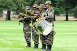 US army playing Indian national anthem, Yudh Abhyas 2019, watch u s army band plays jana gana mana for indian soldiers, Military exercise
