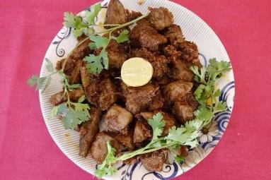 Delicious Mutton Liver Fry