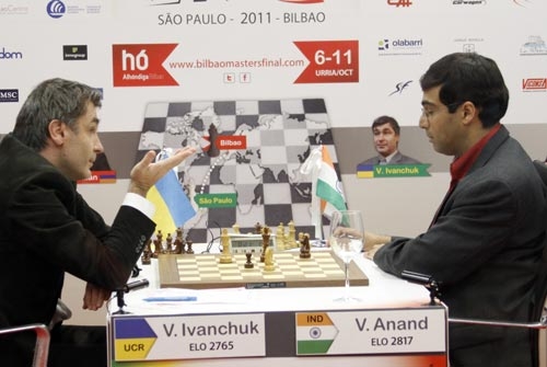 Anand draws with Ivanchuk, slips to joint fourth