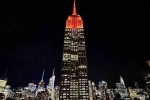 Empire State Building, Diwali, empire state building lit up to honour the festival of lights, Indian diaspora