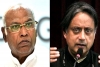 Mallikarjun Kharge Vs Shashi Tharoor in Congress President Race