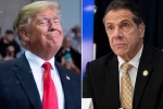 donald trump, coronavirus, president trump plays misleading clippings from cuomo in press briefings, Andrew cuomo donald trump, coronavirus, president trump plays misleading clippings from cuomo in press briefings, Andrew cuomo