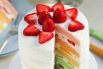 baking, rainbow cake, rainbow cake easy recipe make at home, Aesthetic